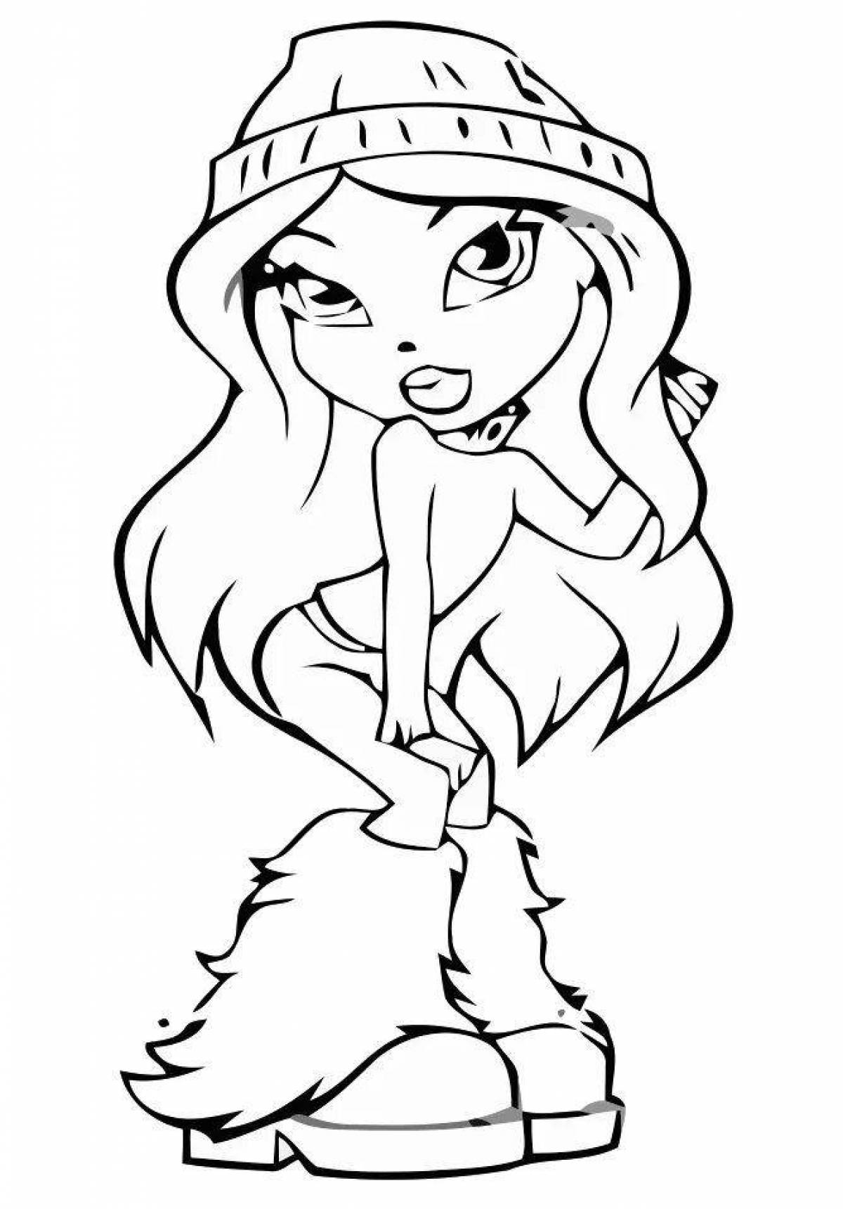 Amazing coloring pages for girls bro