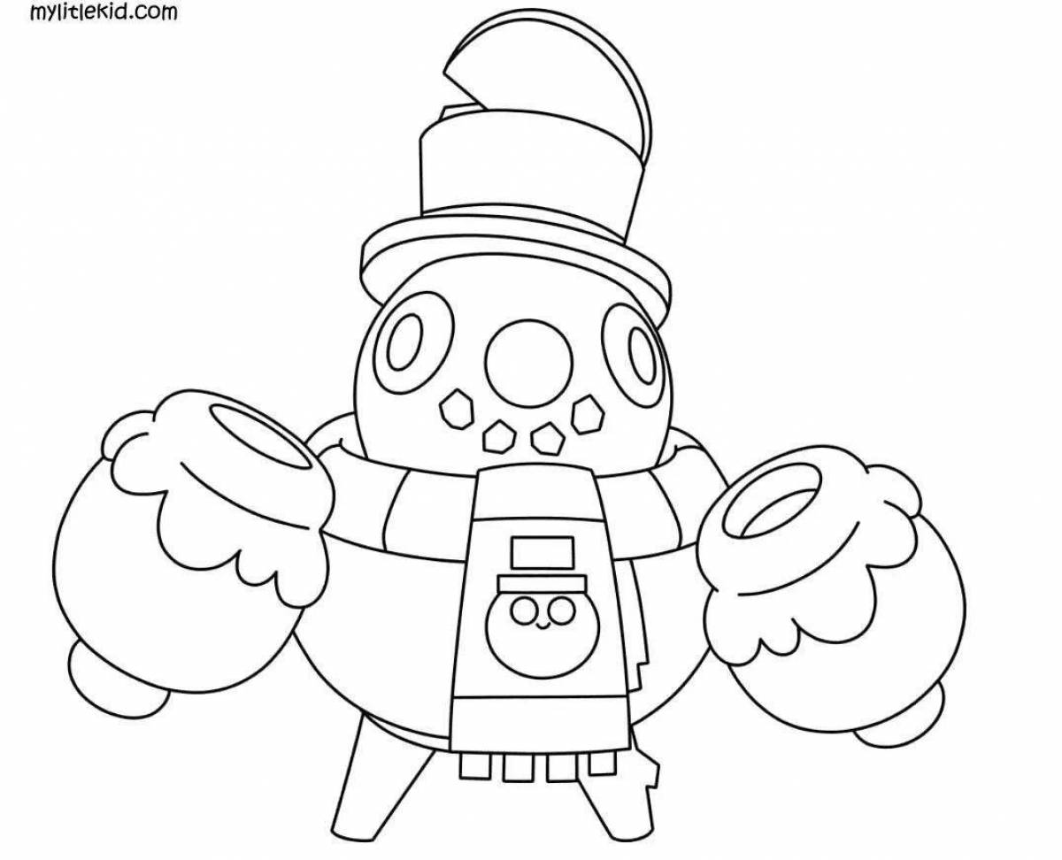 Great bravo stars tick coloring page