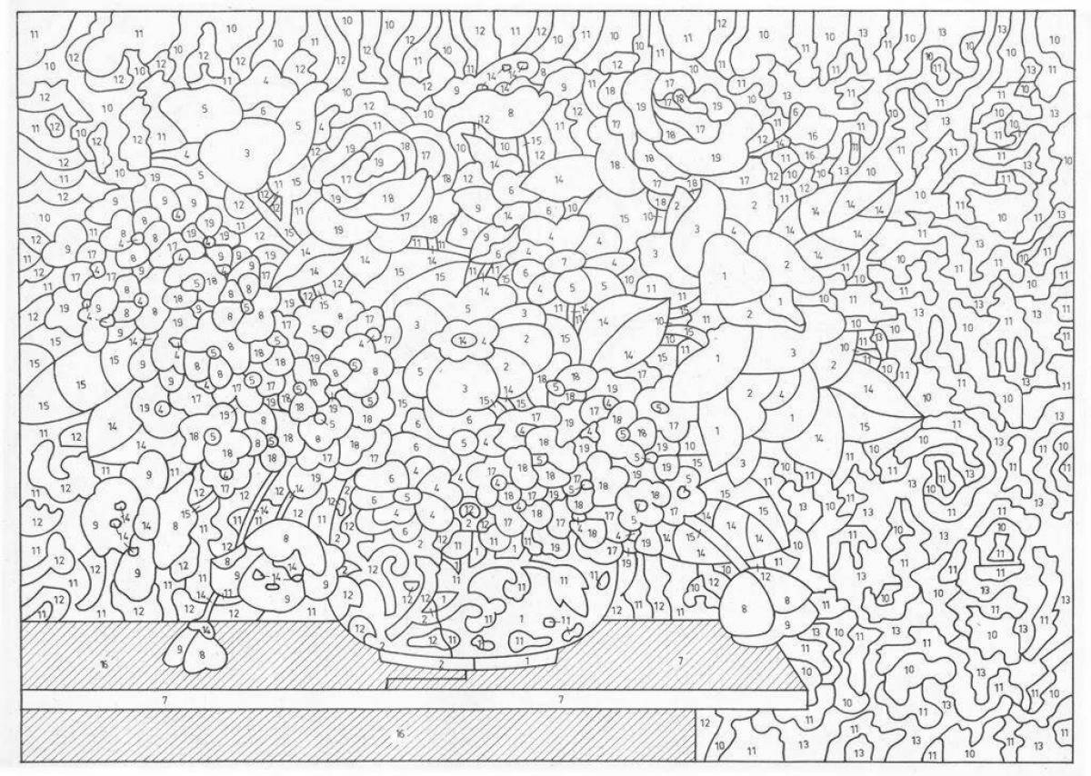 Раскрашивать картины по номерам онлайн