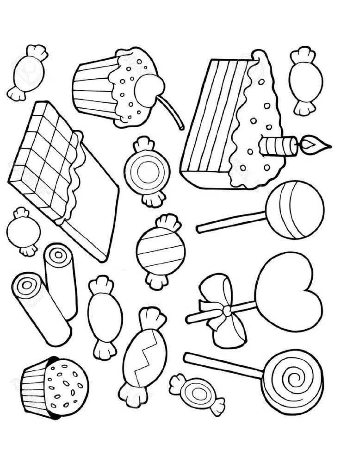 Раскраска конфеты. Сладости. Раскраска. Сладости раскраска для детей. Сладкие конфеты раскраска.