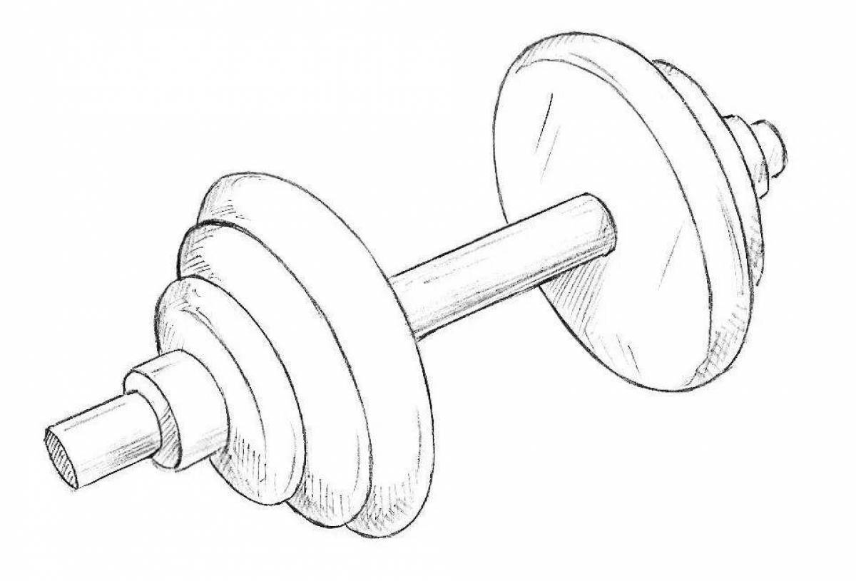 Спортивный инвентарь как нарисовать
