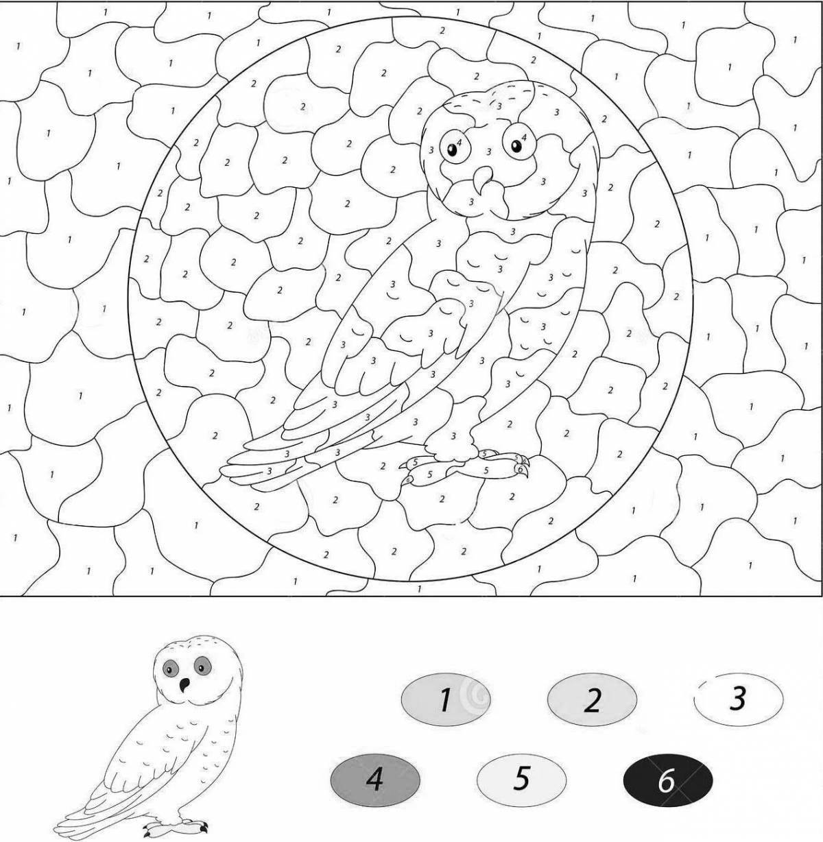 Owl by numbers #2