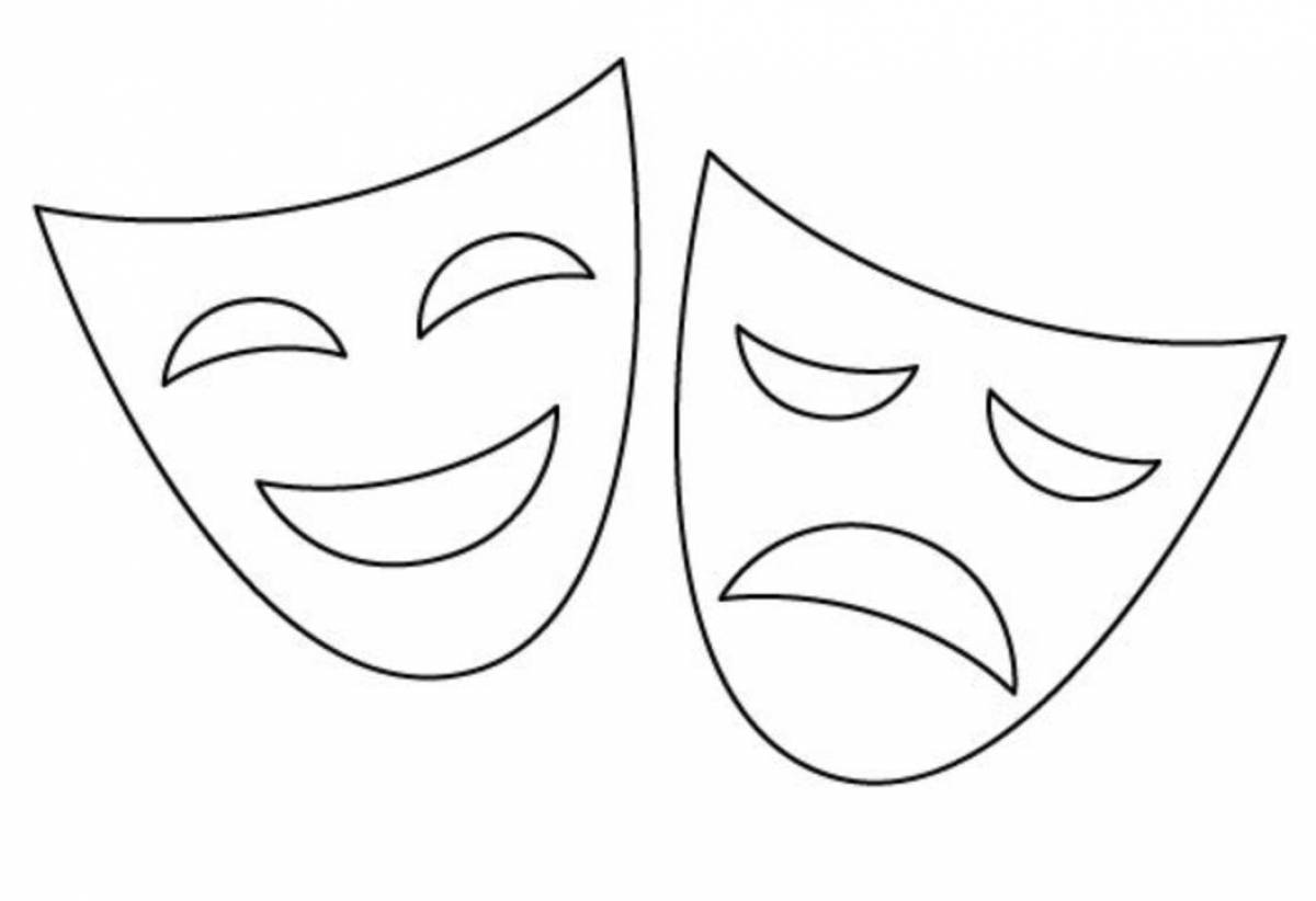 Fun theatrical masks for kids