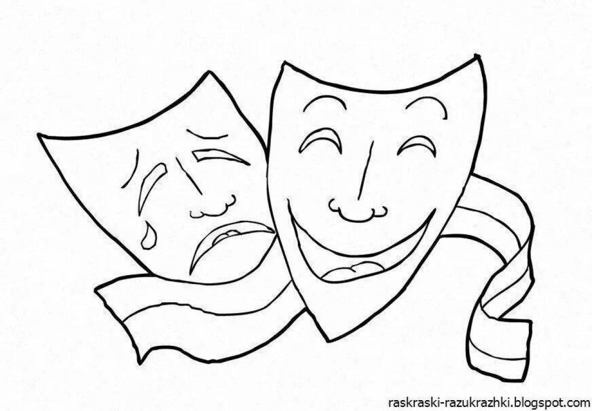 Theatrical masks for kids #3