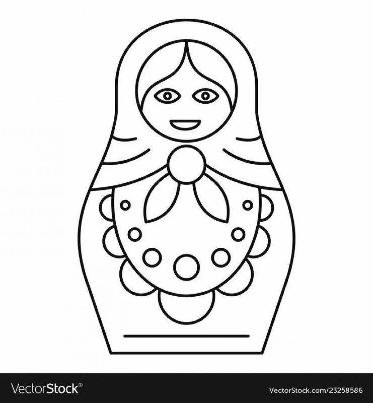 Matryoshka in the middle group #2