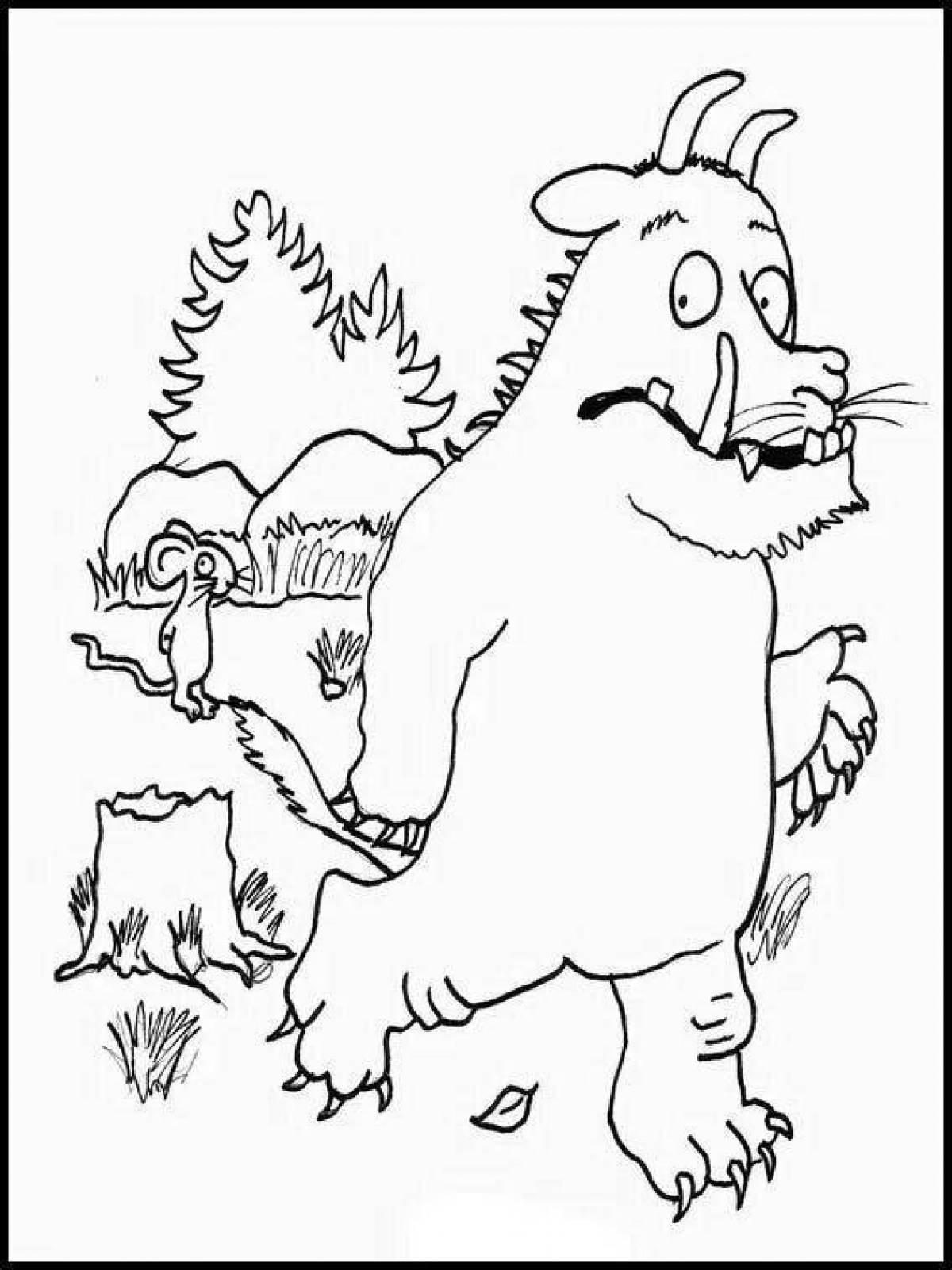 Gruffalo exciting coloring book