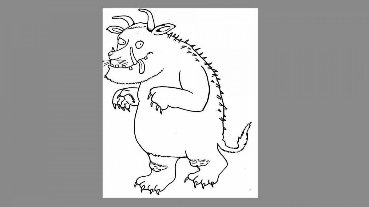 Gruffalo humorous coloring book