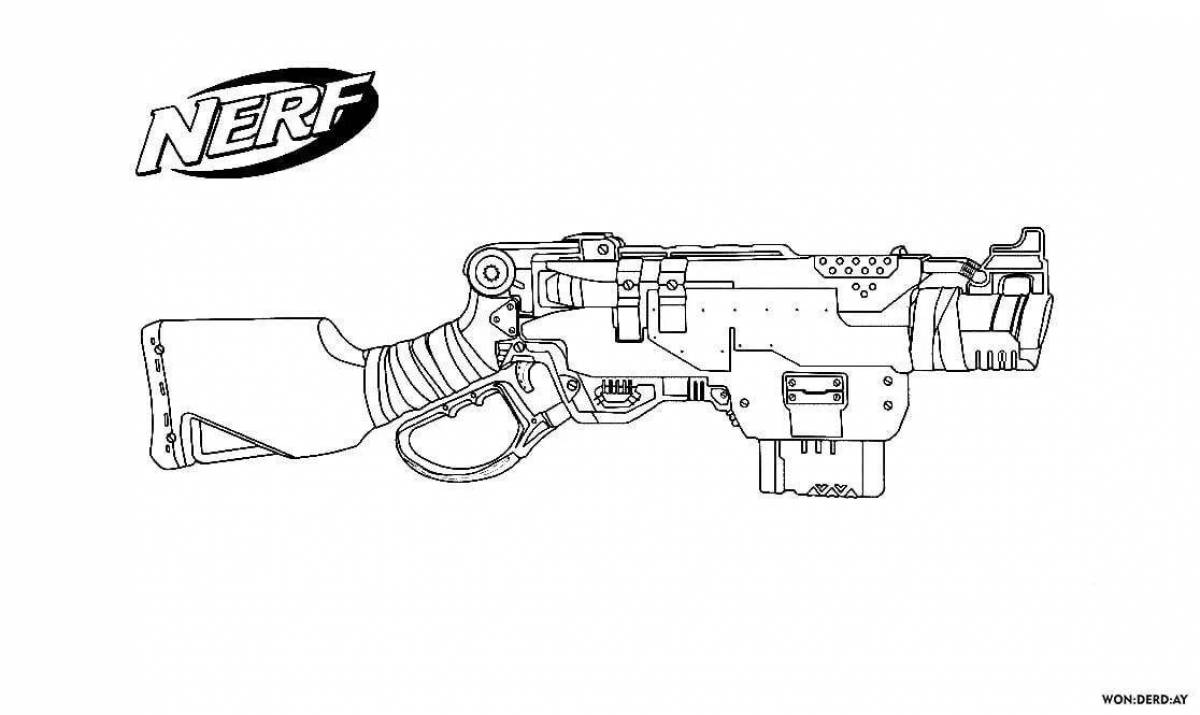Glam blaster coloring page