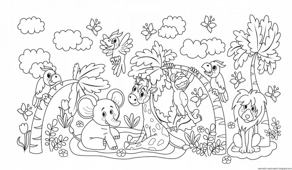 Awesome chung chang coloring page