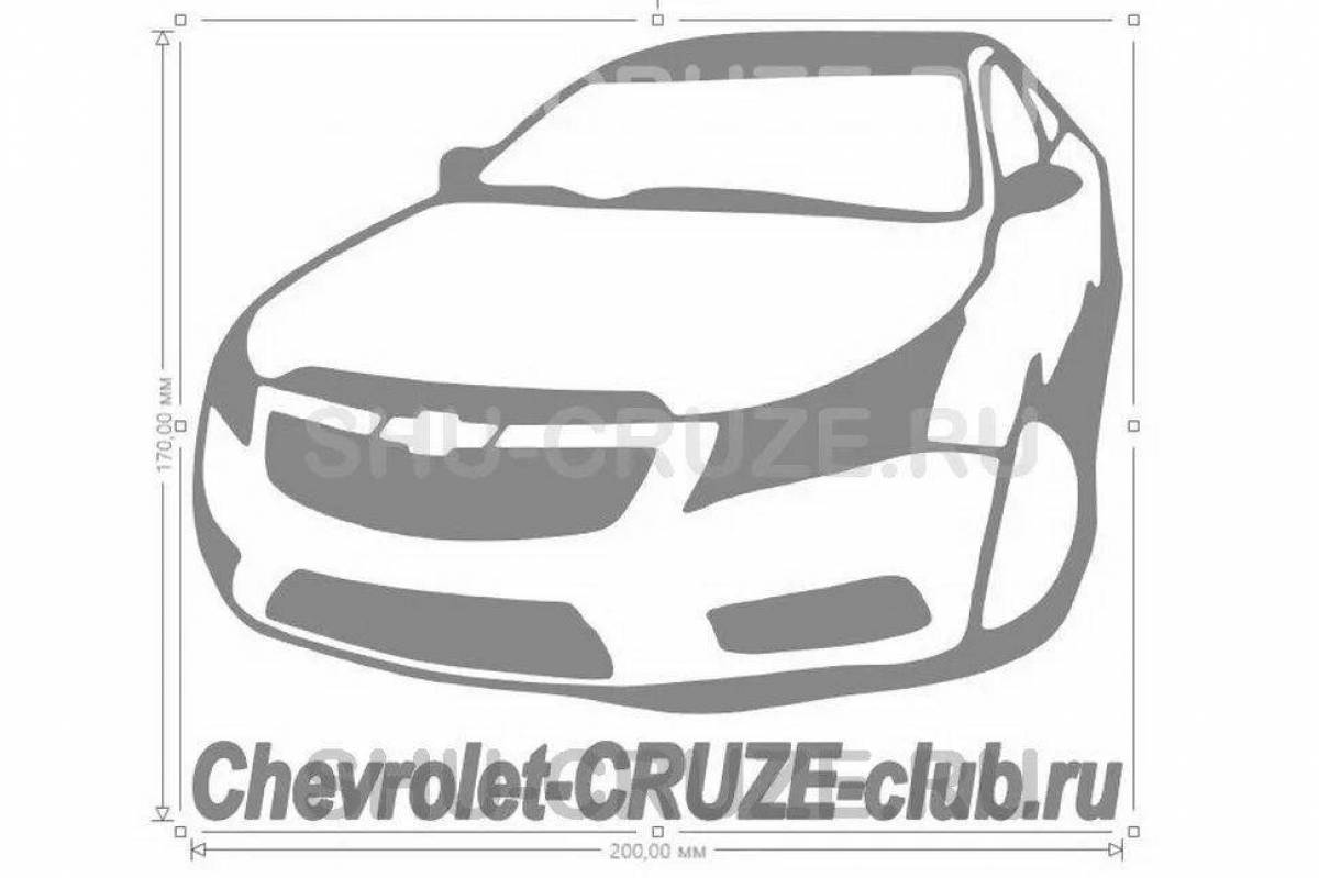 Chevrolet Cruz Live Coloring Page