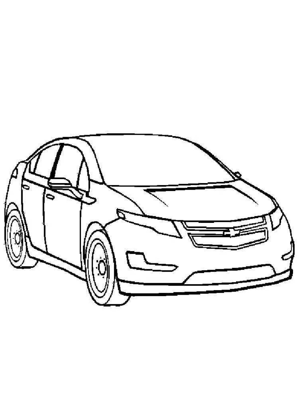 Chevrolet cruze exciting coloring