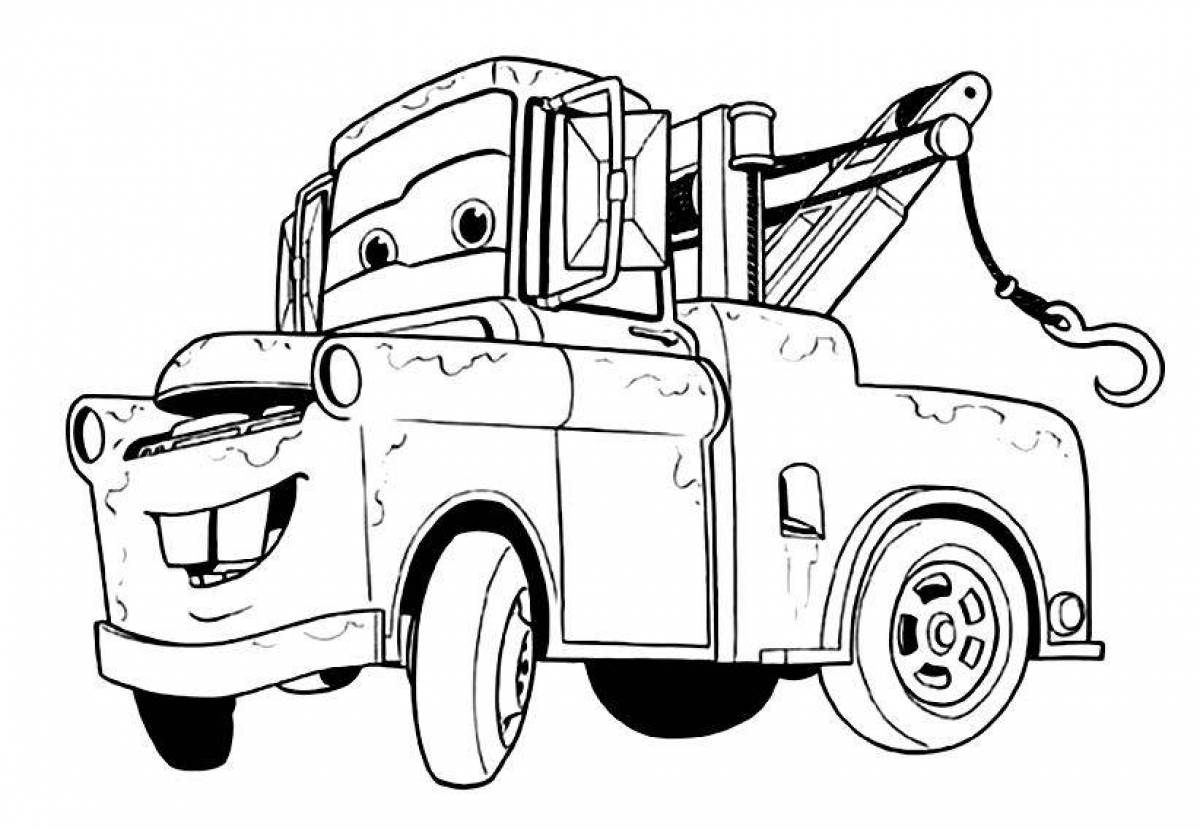 Coloring page incredible poppy cars