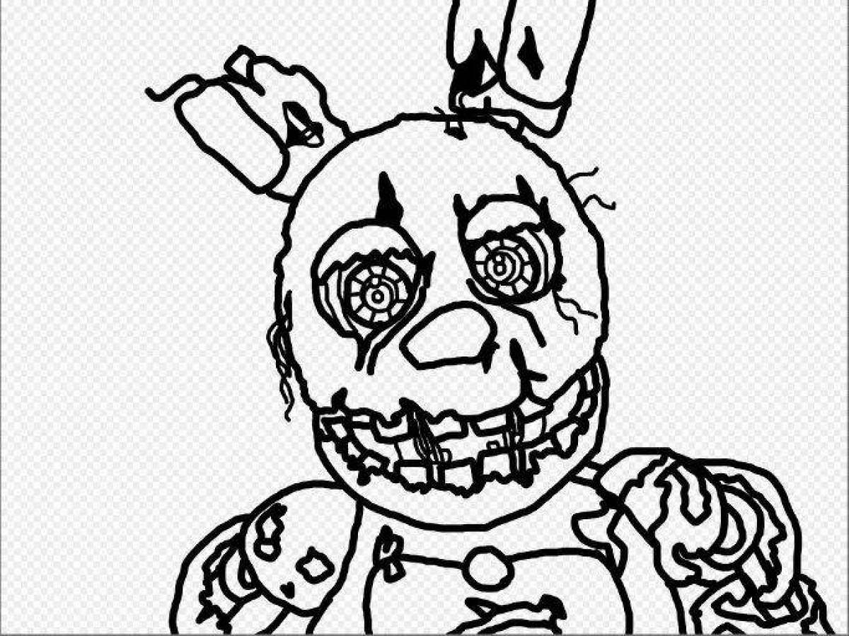 Exalted springtrap coloring