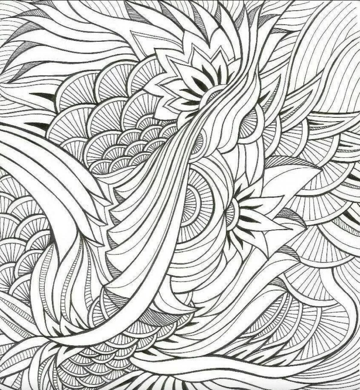 Coloring sublime antistress art
