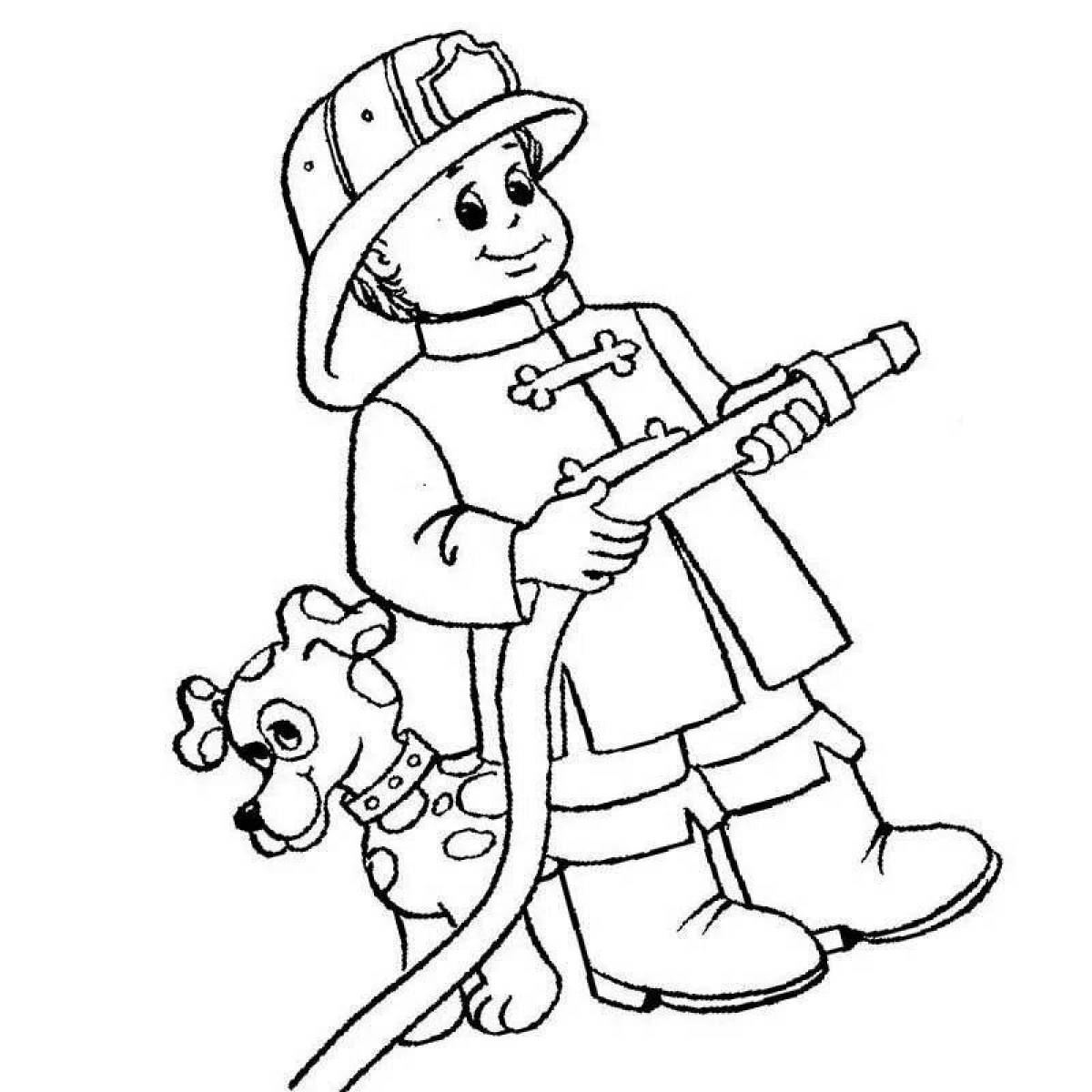 Пожарный профессия #4