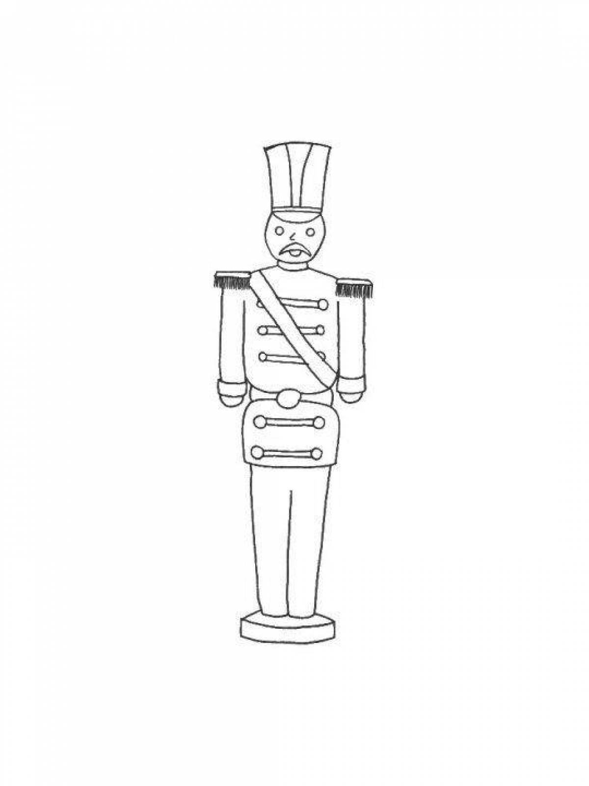 Оловянный солдатик рисунок