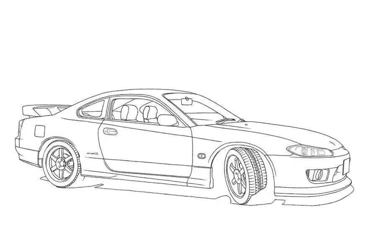 Нарисовать 15. Nissan Silvia s15 карандашом. Nissan Silvia s15 раскраска. Nissan Silvia s15 контур. Nissan Silvia s15 рисунок.