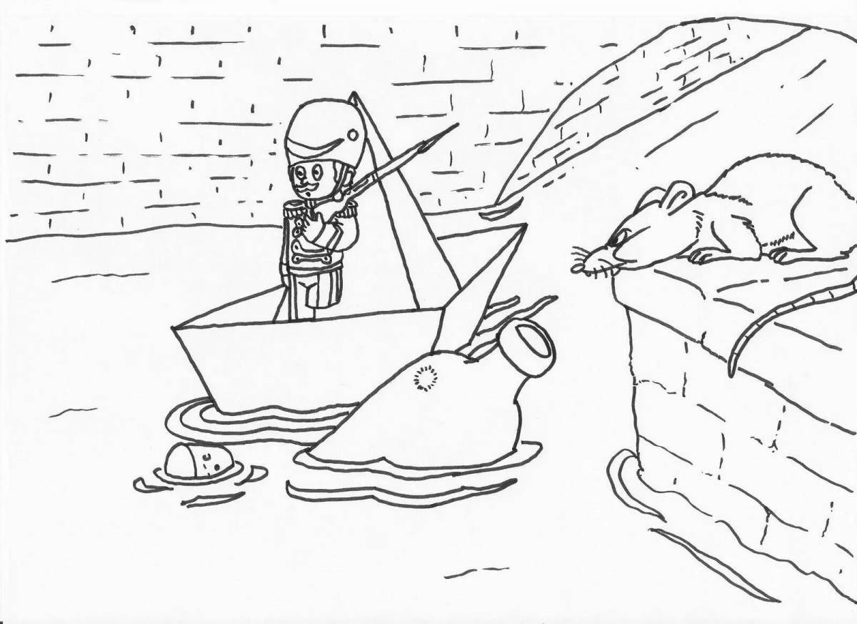 Fantastic Tin Soldier Coloring Page