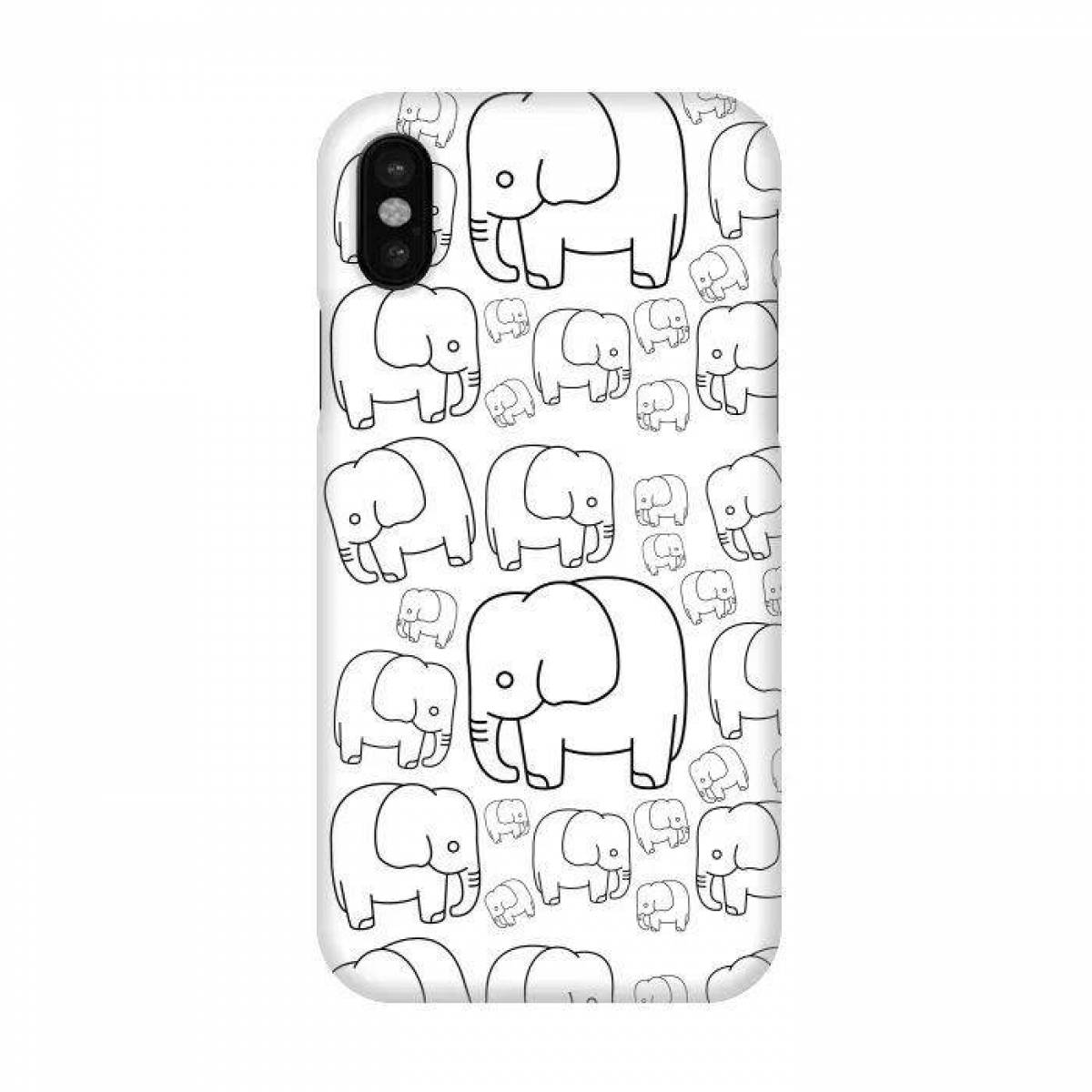 Trendy iphone 14 coloring book
