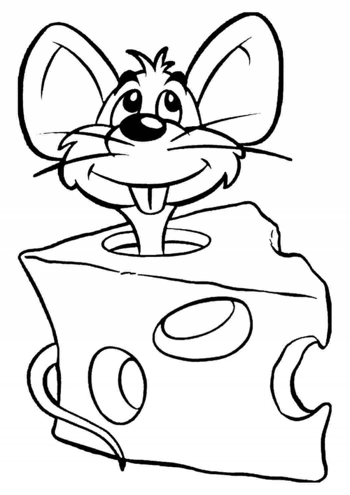 Mouse with cheese #3