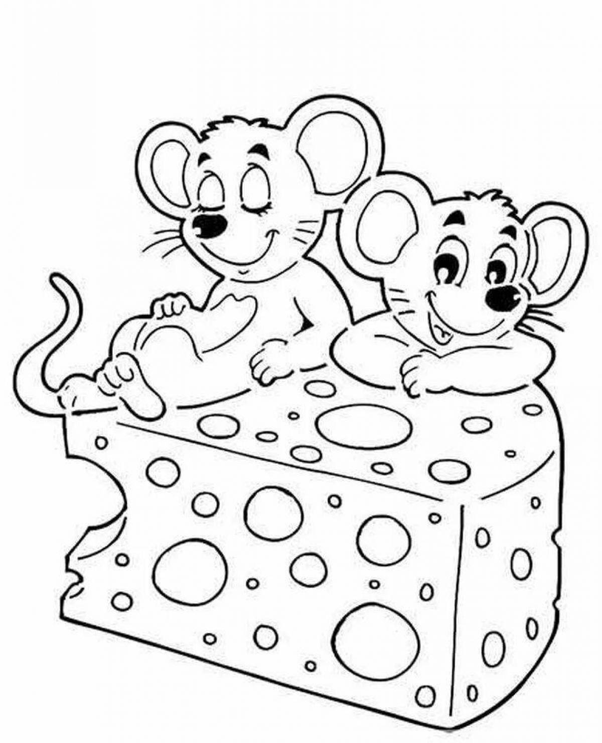 Mouse with cheese #5