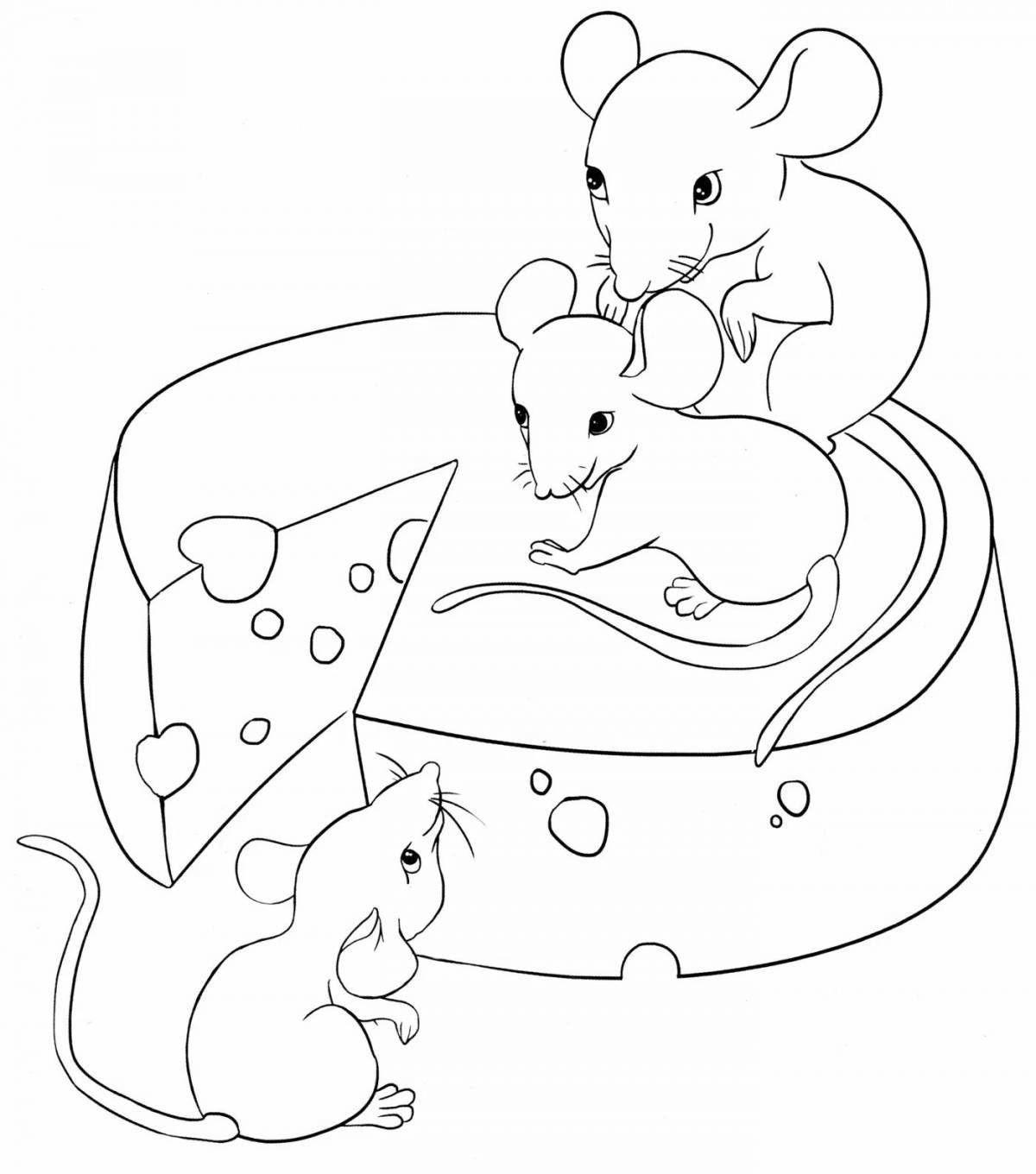 Mouse with cheese #6
