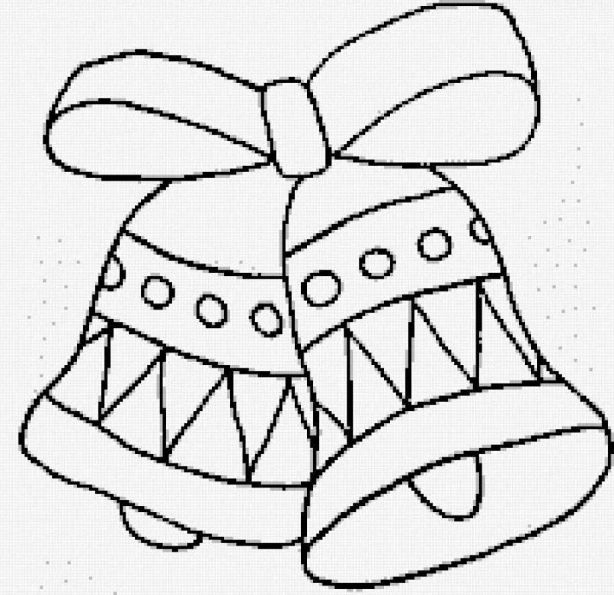 Radiant coloring page christmas little pictures