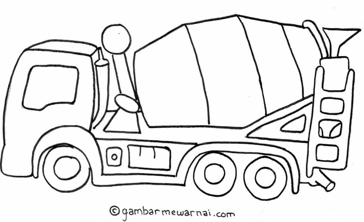Awesome tow truck coloring book for preschoolers