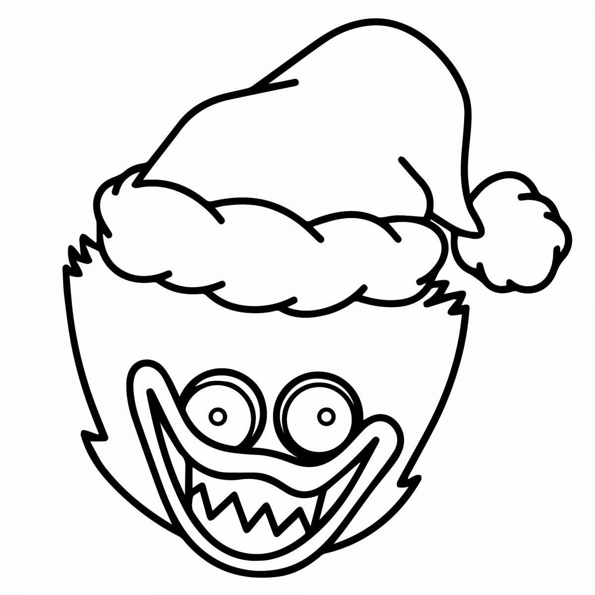 Huggies waggie awesome coloring page