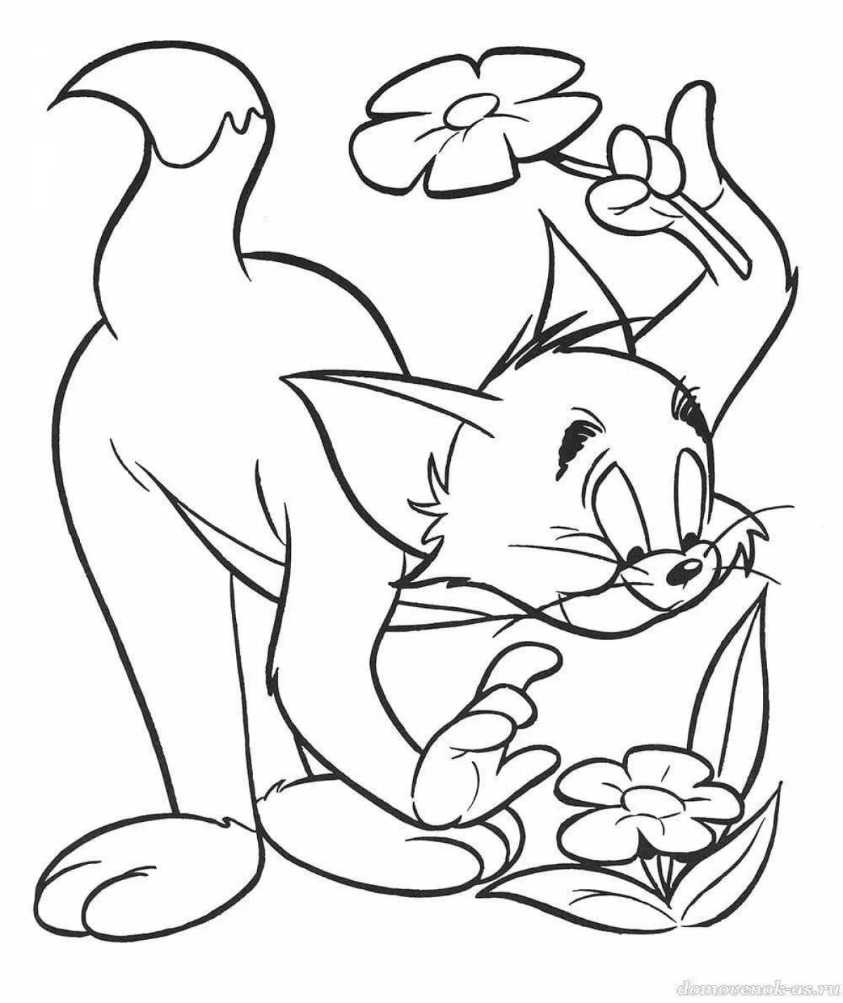 Colored funny coloring pages for children 8 years old