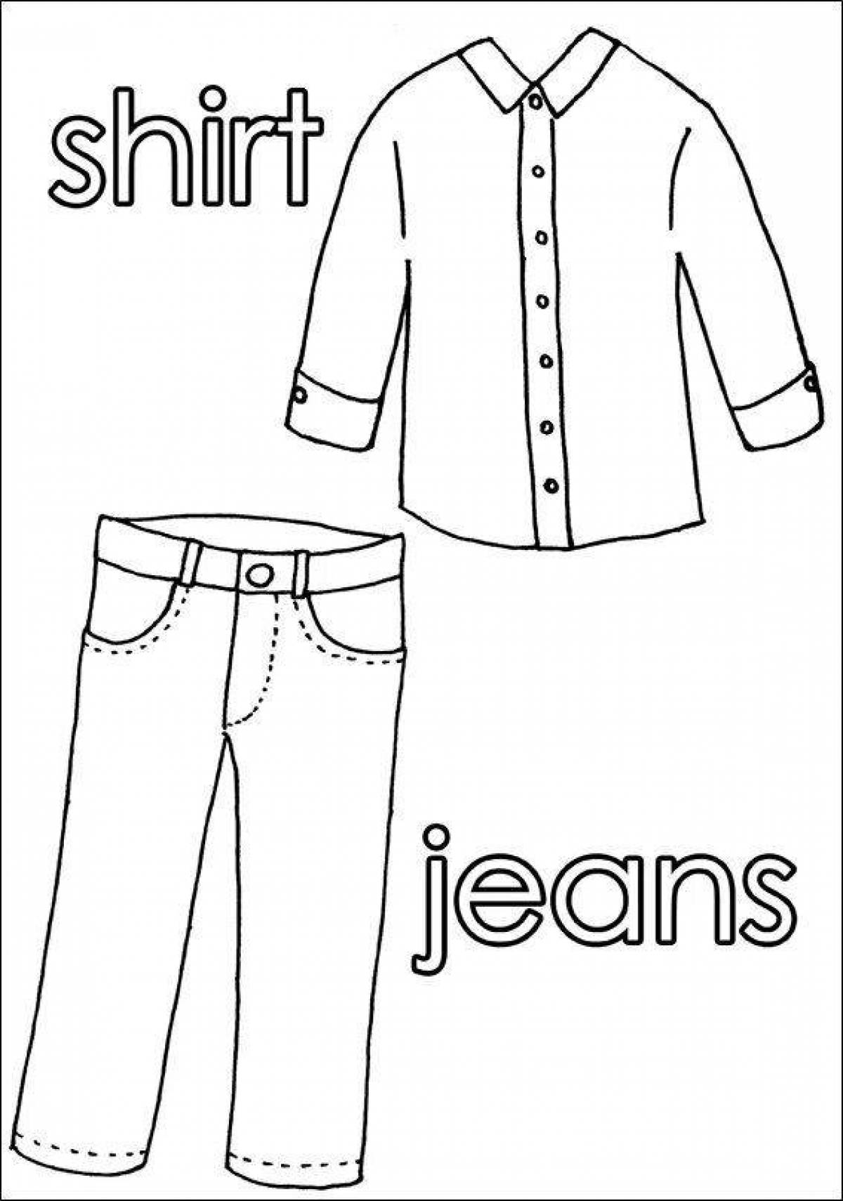 English for kids clothes #2