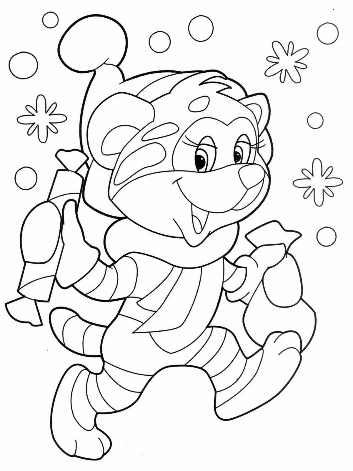 Attractive new coloring pages