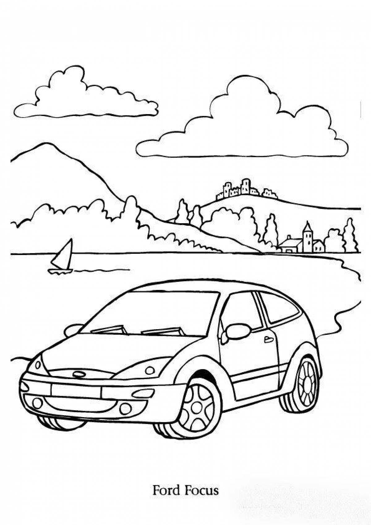 Refreshing coloring page focus