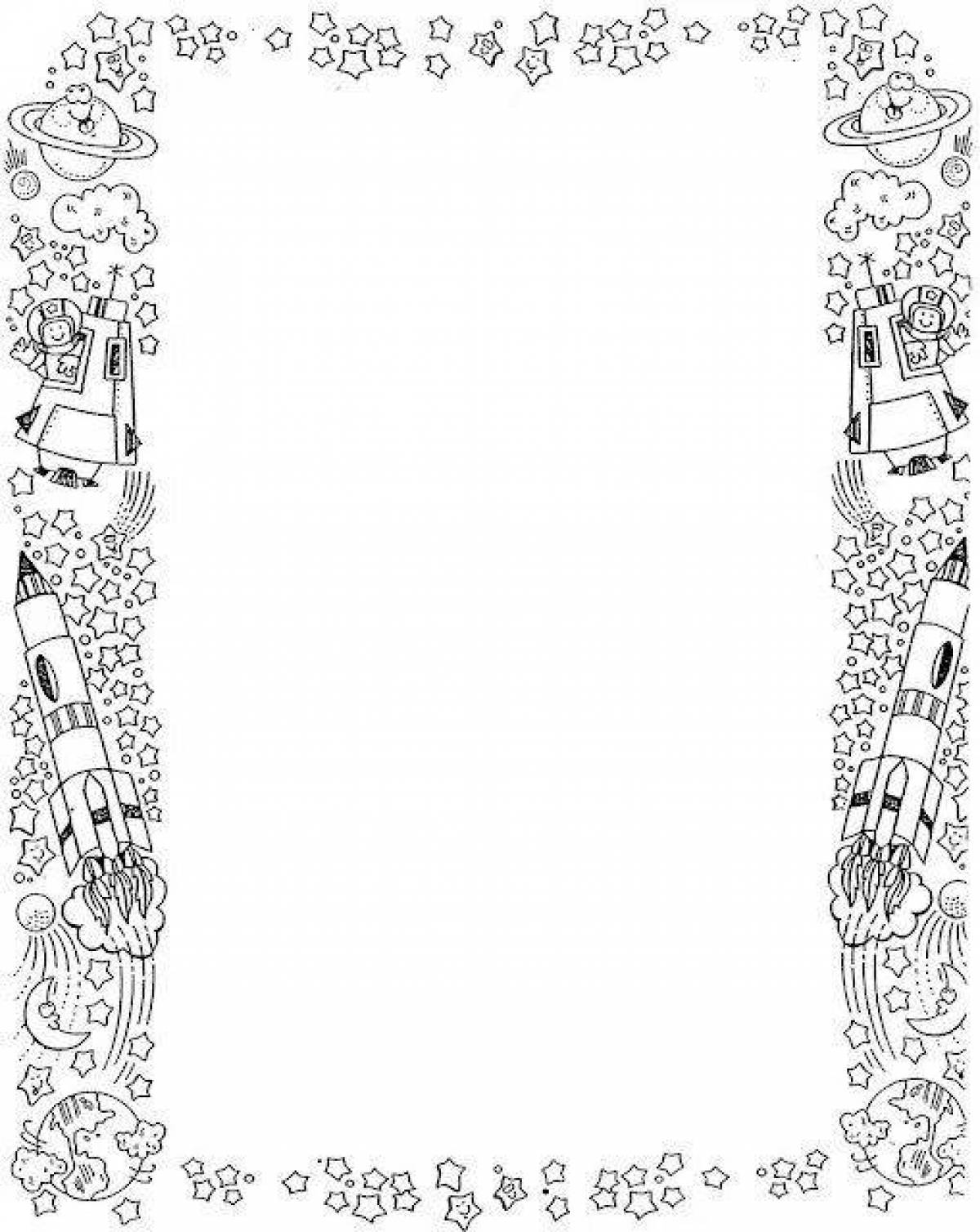 Delightful charter coloring page
