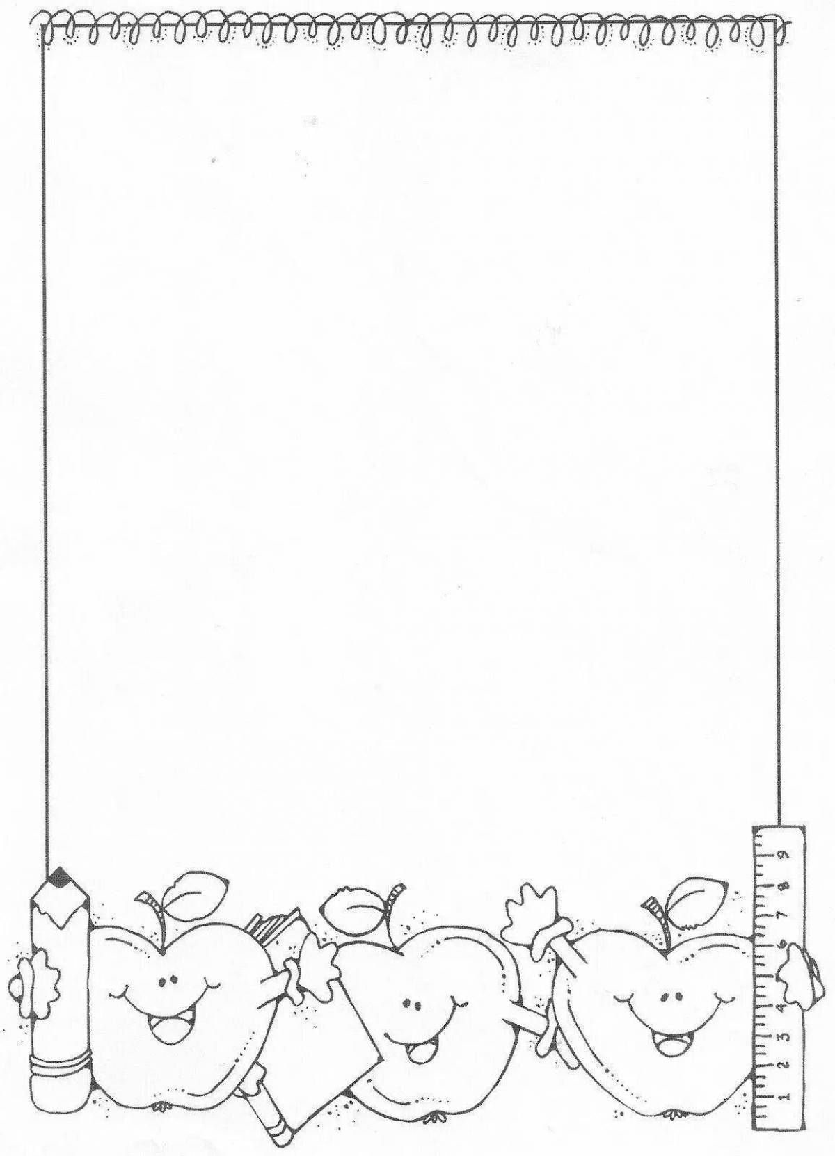 Dynamic charter coloring page