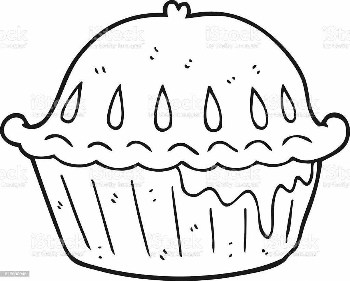 Animated loaf coloring page
