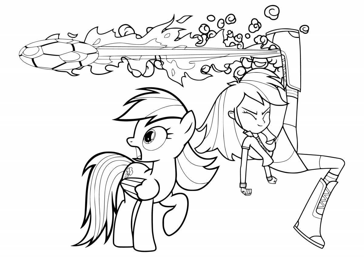 Grand Rumble friends coloring page