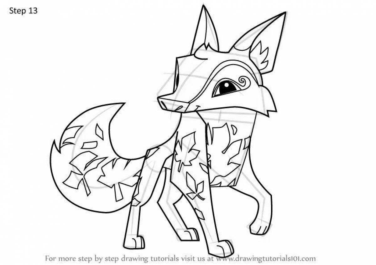 Terrific wild craft coloring page
