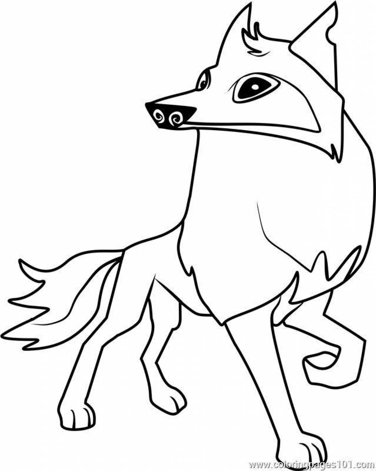 Lovely wild craft coloring page