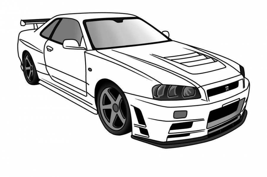 Раскраски Ниссан сильвия с 15 (38 шт.) - скачать или распечатать ...