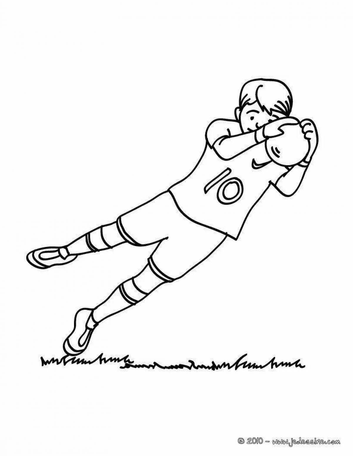 Drawing football. Раскраска футболист вратарь. Футбольные рисунки карандашом. Лёгкие рисунки на тему футбол. Рисунок на тему футболист.