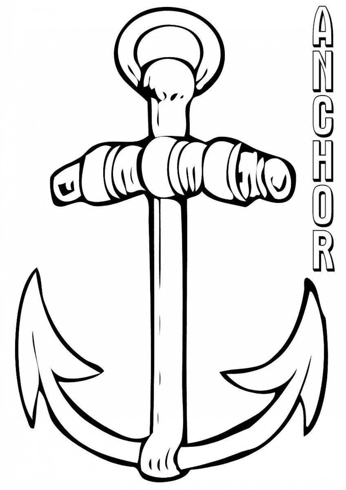 Шаблон якоря распечатать