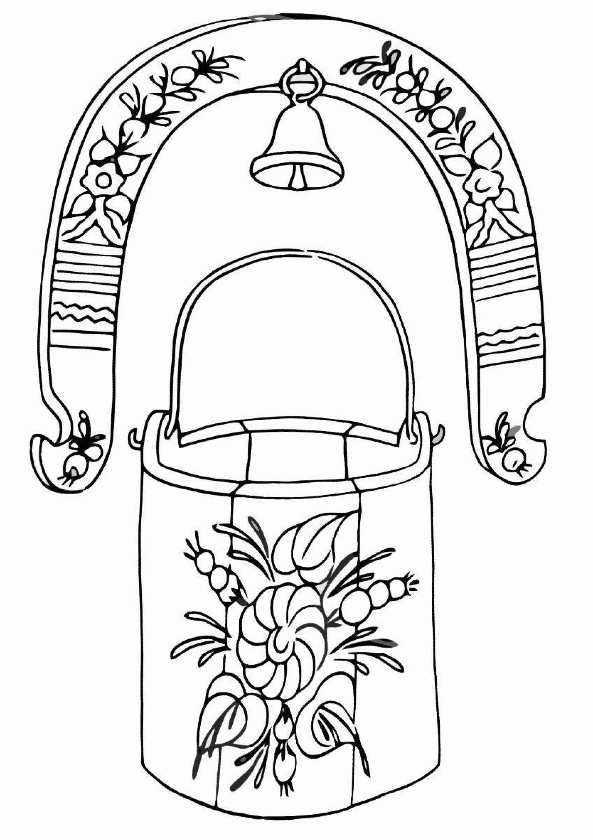 Рисунок предмета народного быта. Предметы народного быта для раскрашивания\. Эскиз декоративного украшения. Эскиз декоративного предмета крестьянского быта. Раскрашка предметы русского быта для детей.