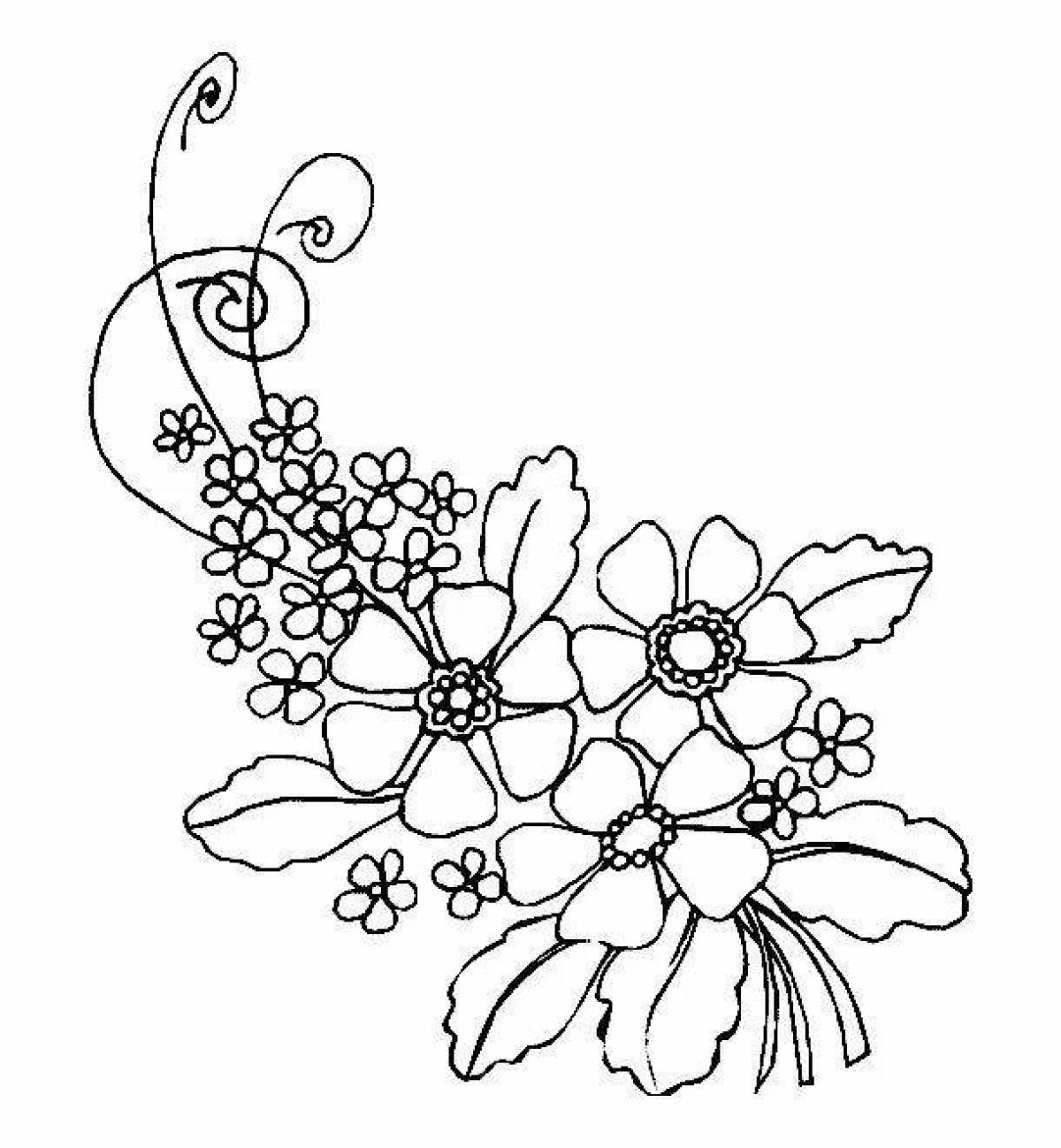 букет цветов раскраска для детей. раскраски для девочек цветы. букет раскраска. букет раскраска. букет цветов контур.