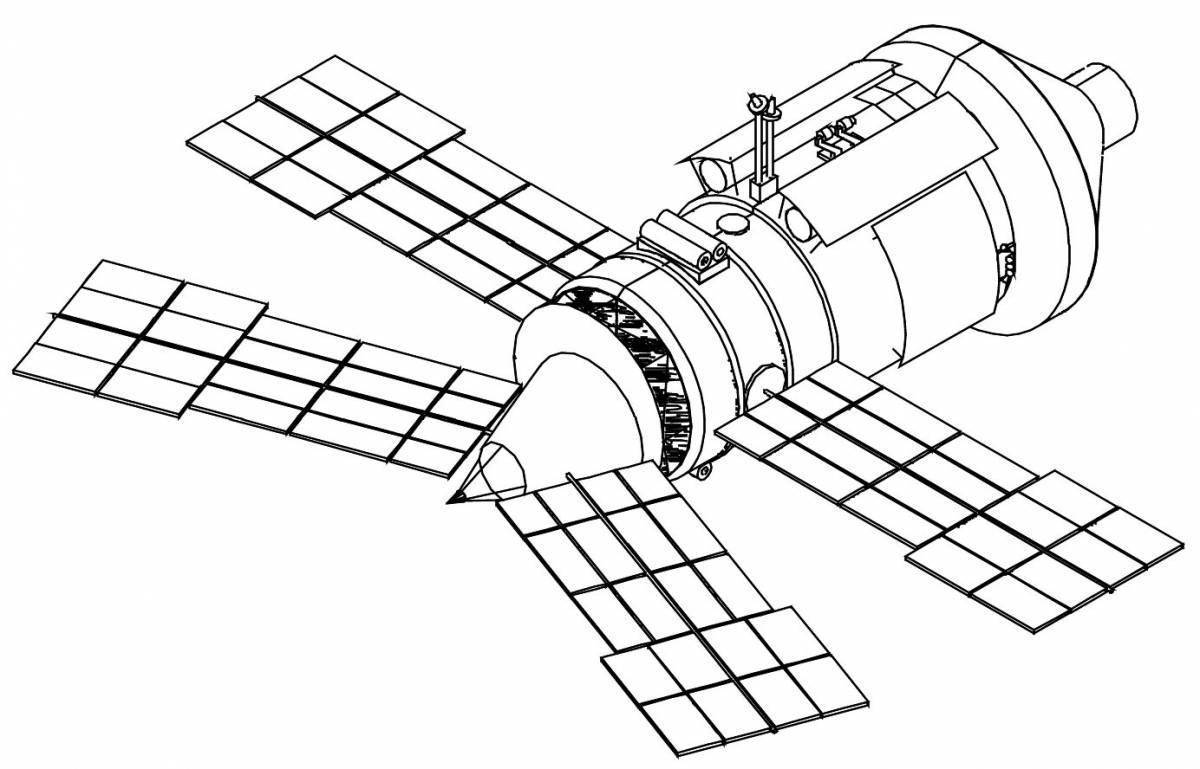 Квант-2 модуль орбитальной станции мир