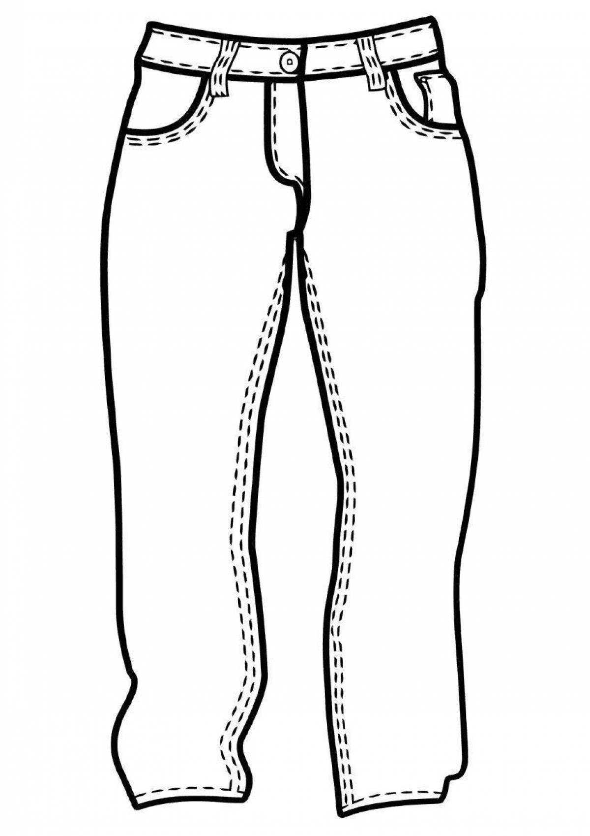 Джинсы рисунок. Брюки раскраска. Брюки раскраска для детей. Штанишки раскраска для детей. Детские штаны раскраска.