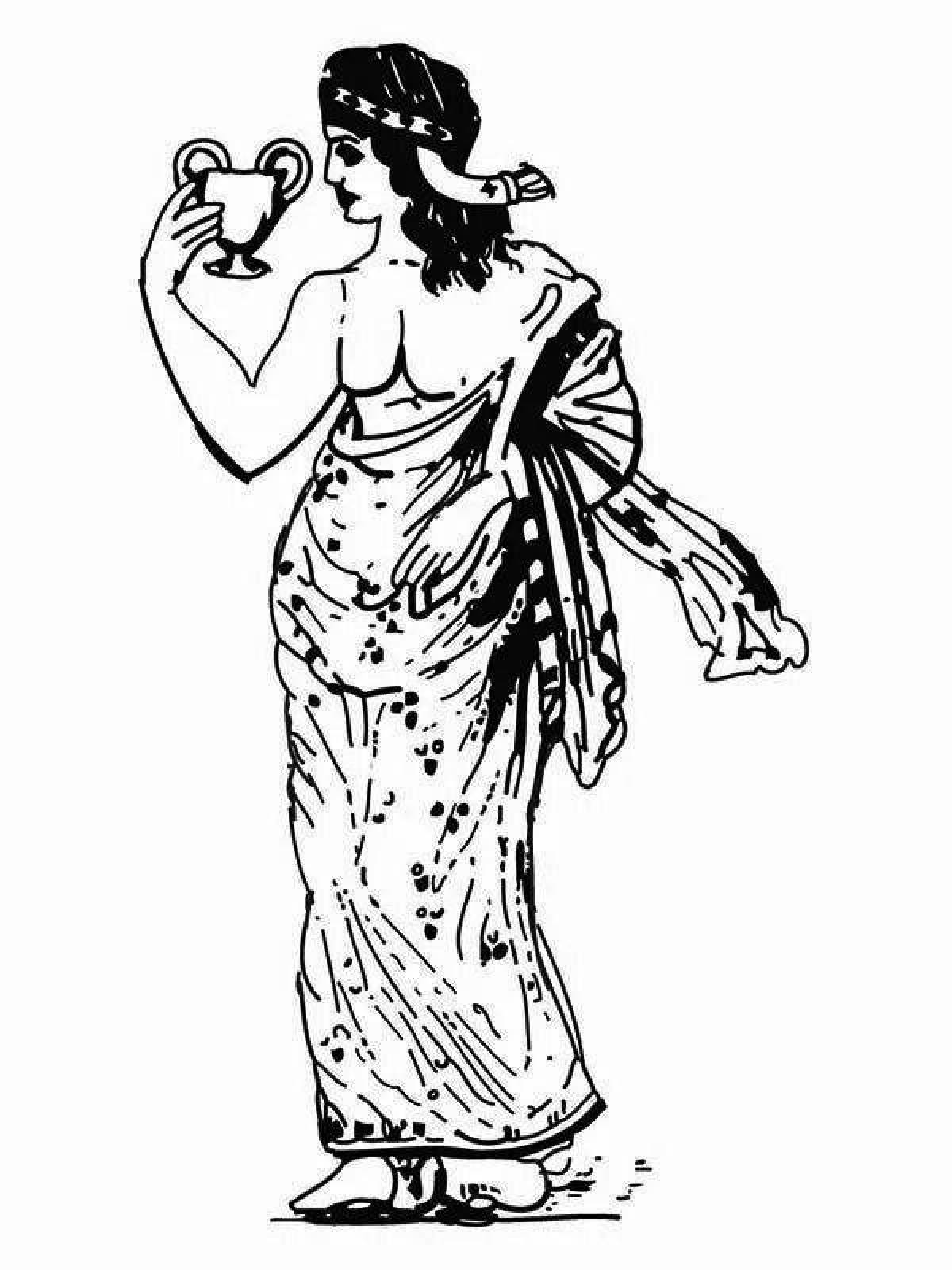 Боги древней Греции нарисовать Афродита