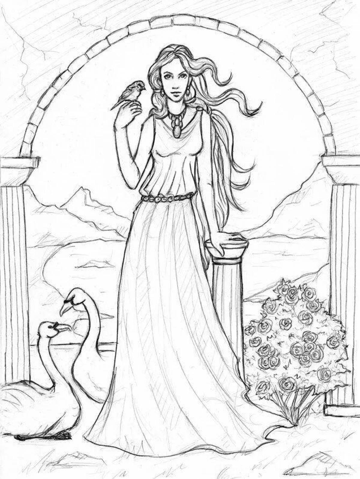 Богиня Афродита рисунок 5 класс