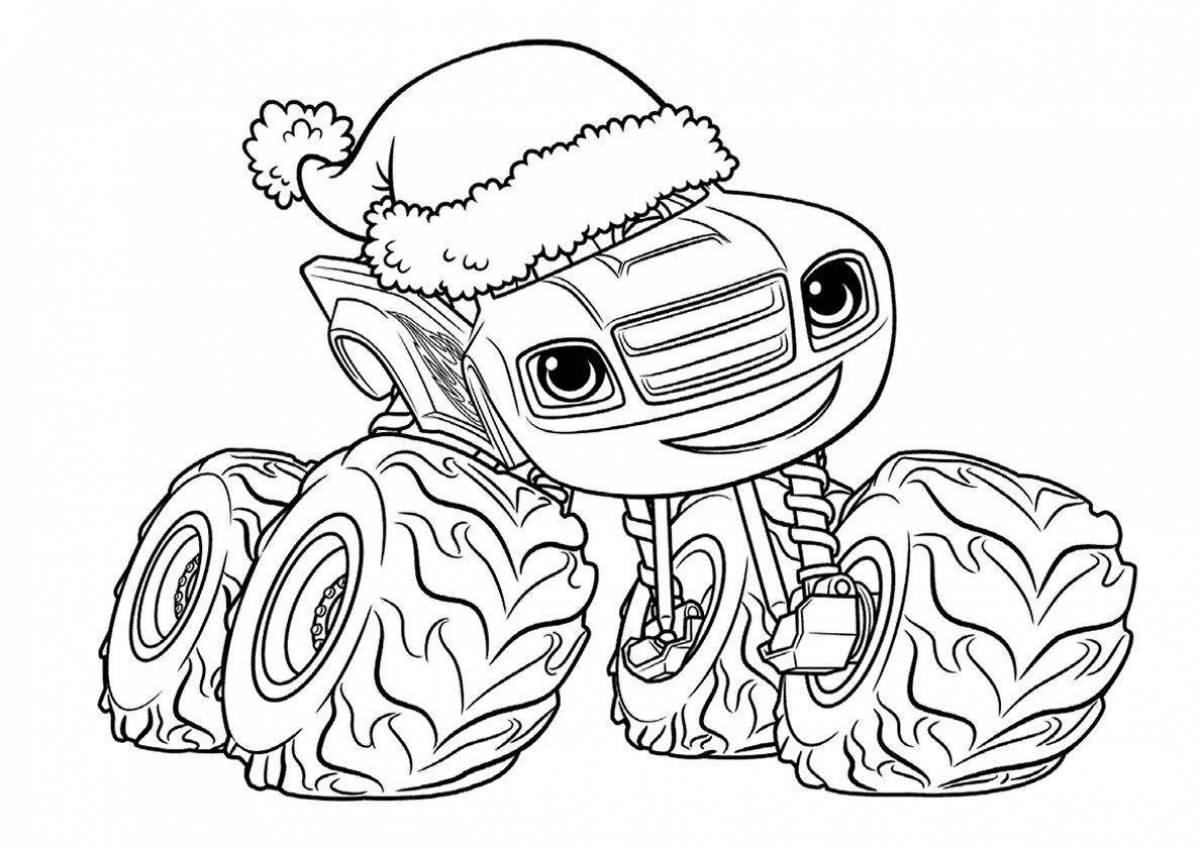 Sweet cucumber coloring page