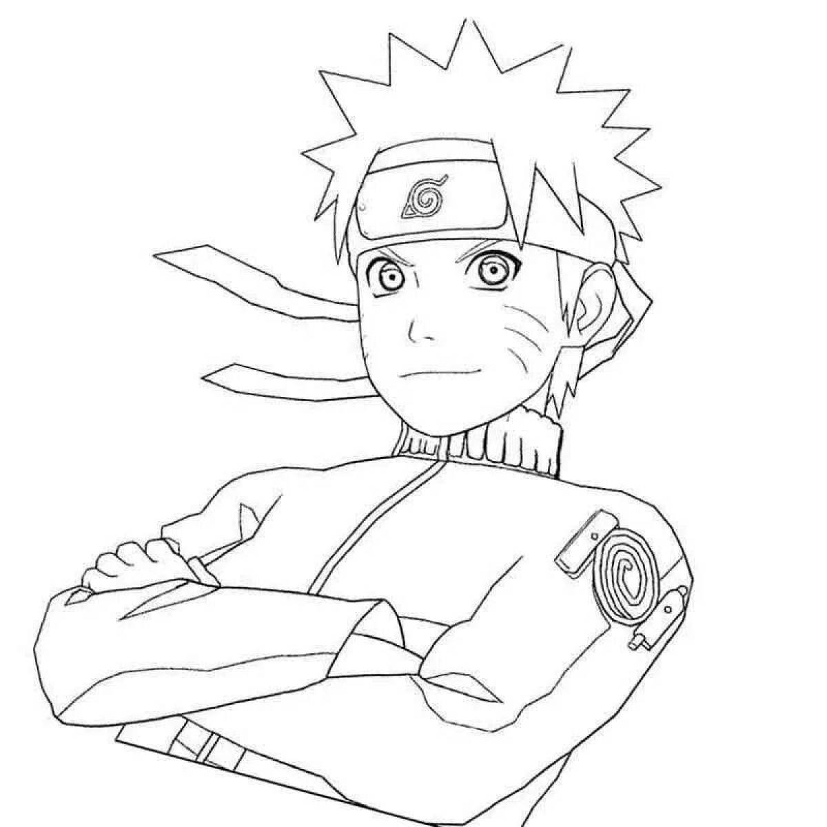 Naruto's tempting coloring book